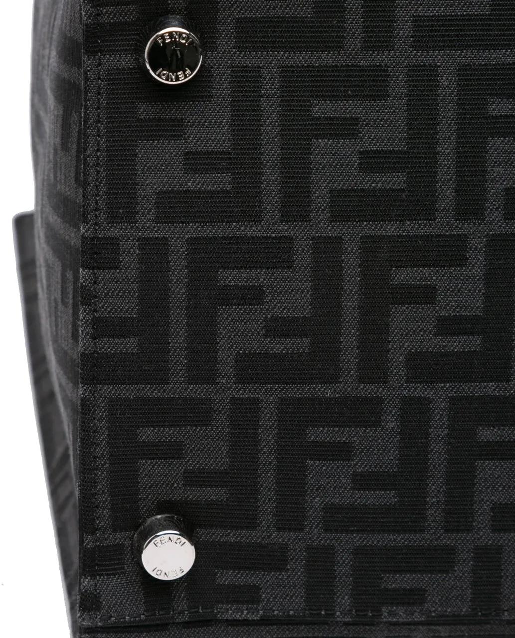 Thumbnail - Fendi Hobo Bags - Large Zucca Jacquard Shopper Tote - Gr. unisize - in Schwarz - für Damen