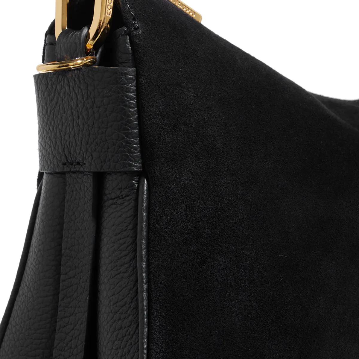 Coccinelle Hobo bags magie Suede Bim in zwart