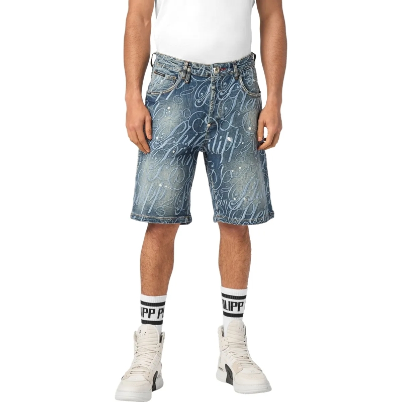 Philipp Plein Shorts Shorts blau(Image 3)