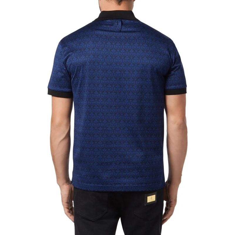 BILLIONAIRE Top Poloshirt Lion dunkel-blau(Image 2)