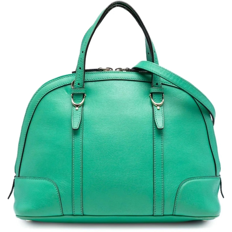 Gucci Sac à bandoulière Small Leather Nice Dome Satchel grün