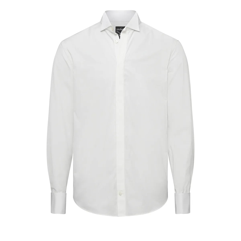 VAN LAACK Hemd Hemd Tailor Fit Uni beige