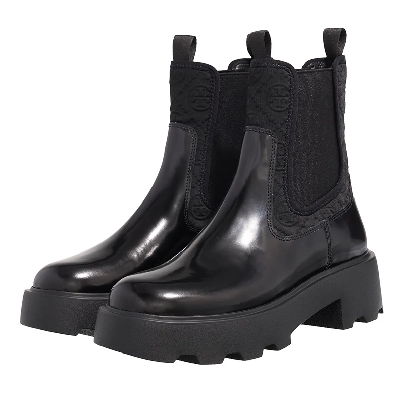 Tory Burch Chelsea-laarzen T Monogram Lug Chelsea Boot 65Mm Perfect Black(Image 3)