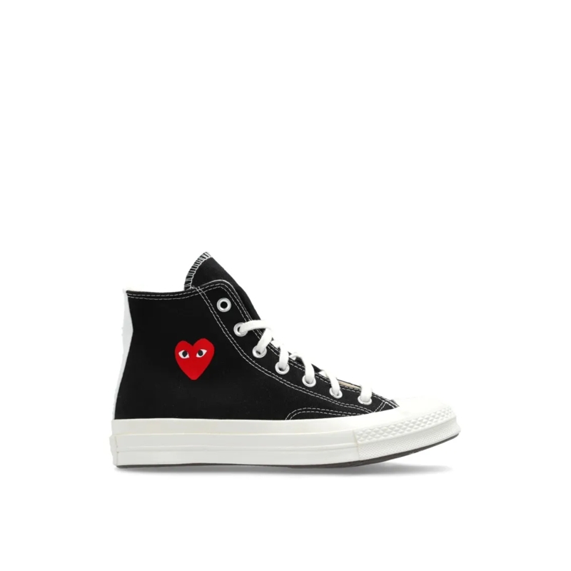 Comme des Garcons Sneaker basse High-Top Sneakers With Iconic Heart Logo Black
