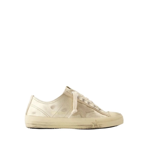 Golden Goose V-Star 2 Sneakers - Leather - Metallic Metallic låg sneaker