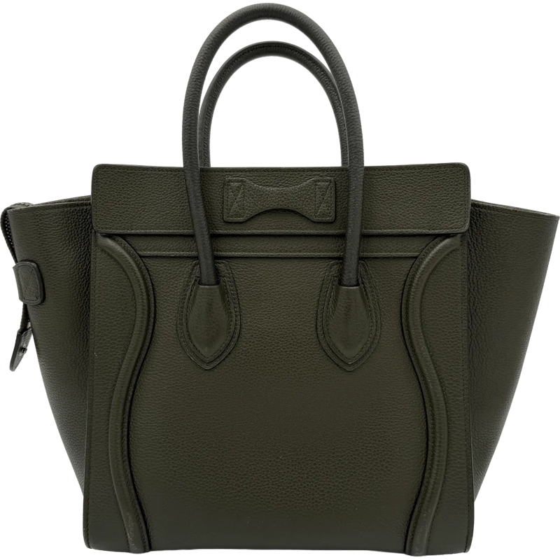 Celine Tote Celine Micro Luggage - Khaki grün