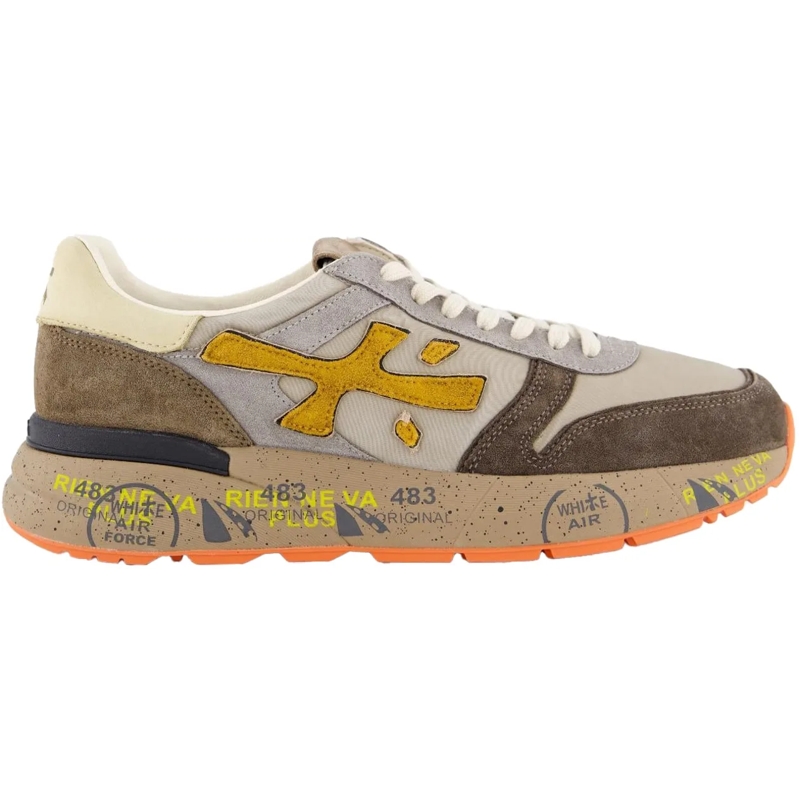 Premiata Low-Top-Sneaker Heren Mick Sneaker Beige/Bruin beige