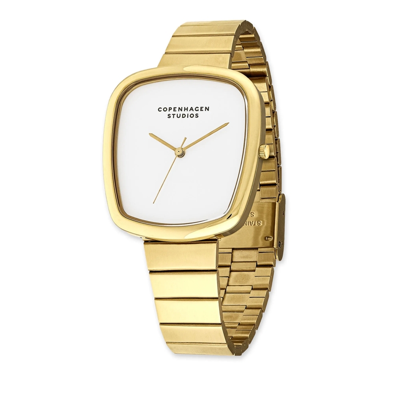 Copenhagen Quarzuhr Edelstahl Curved Watch gold(Image 3)