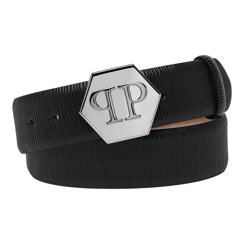 Philipp Plein Gürtel Gürtel Hexagon schwarz