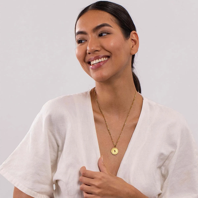 Purelei Mittellange Halskette Kette Lolani gold(Image 2)