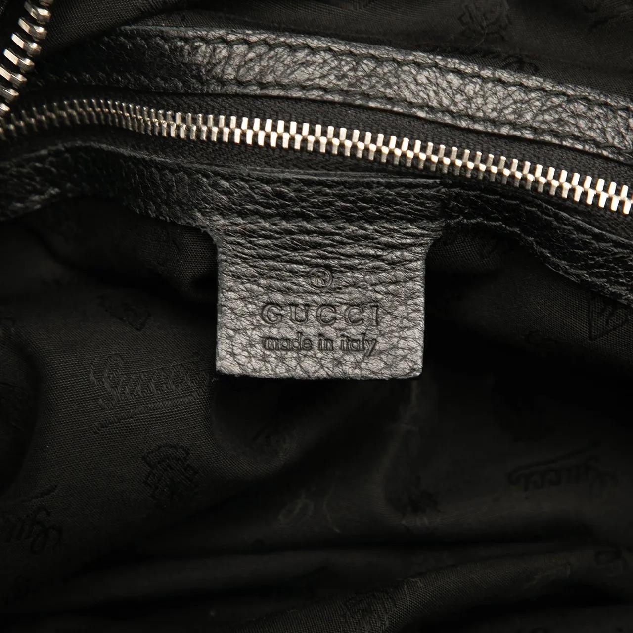 Thumbnail - Gucci Hobo Bags - Medium Leather Bamboo Jungle Hobo - Gr. unisize - in Schwarz - für Damen