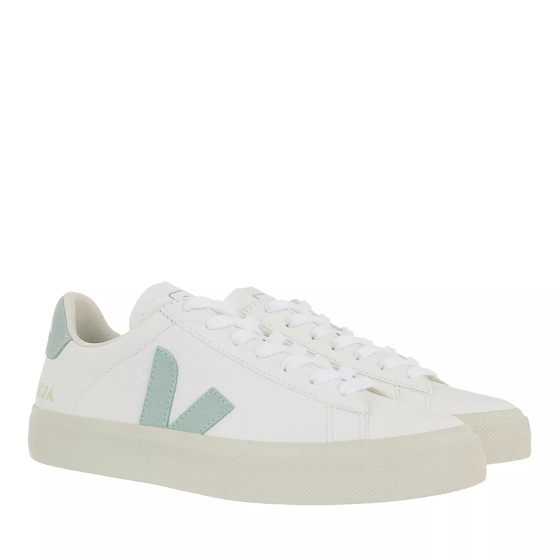 Veja Low-Top-Sneaker Campo Leather Extra White Matcha