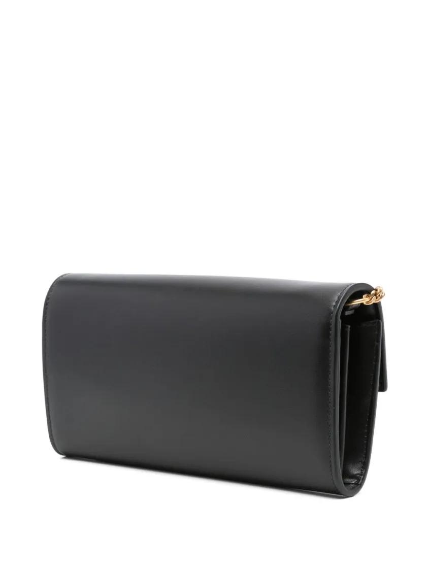 Balmain Hobo bags Foldover Black Shoulder Bag in zwart