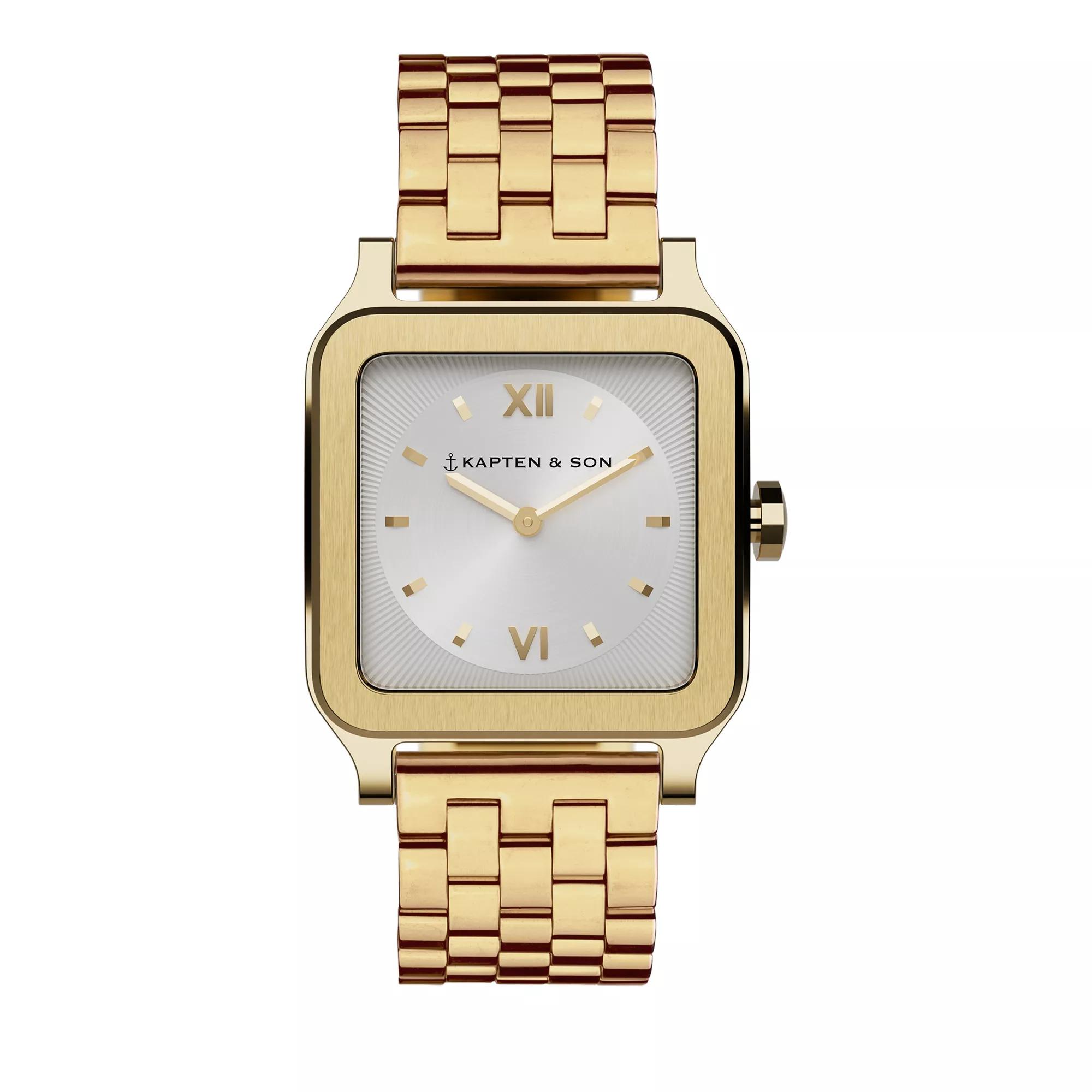 Kapten & Son Uhren - Tresor Steel - Gr. unisize - in Gold - für Damen