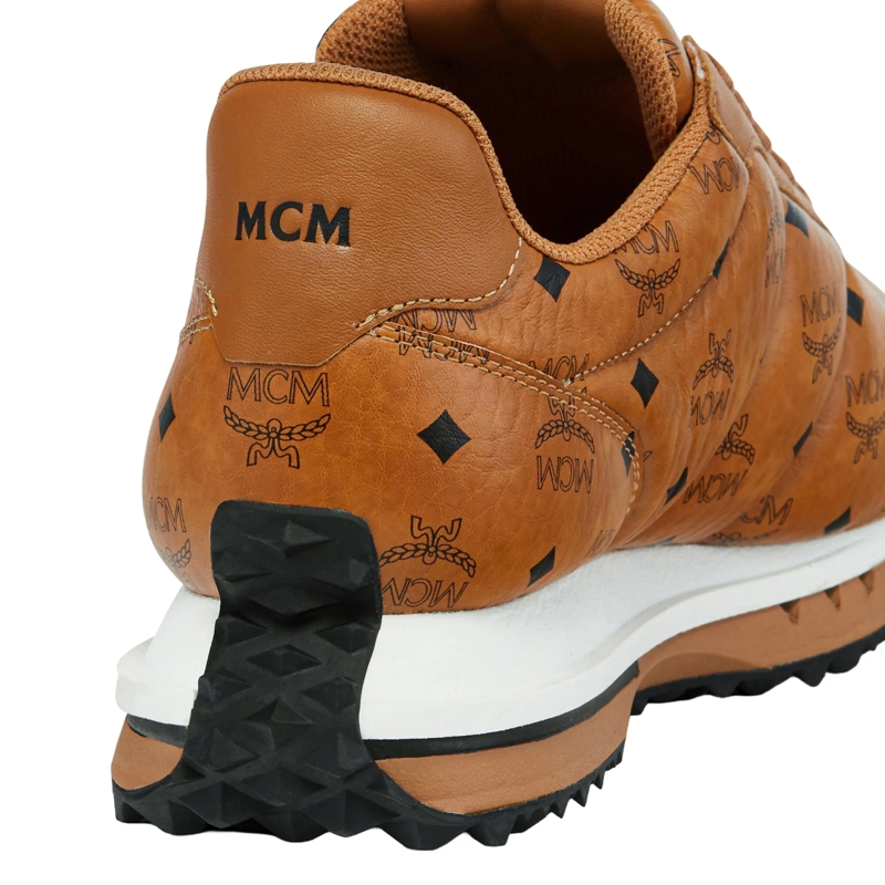 MCM Low-Top-Sneaker W Diamante Sole Leather Low Top Co Cognac(Image 3)