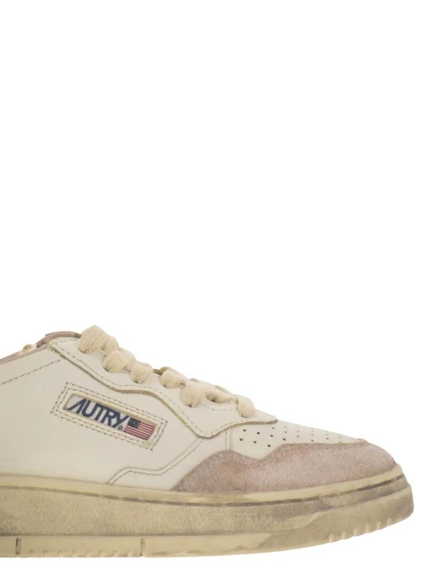 Thumbnail - Autry Low-Top Sneaker - Medalist - Super Vintage Trainers - Gr. 39 (EU) - in Weiß - für Damen