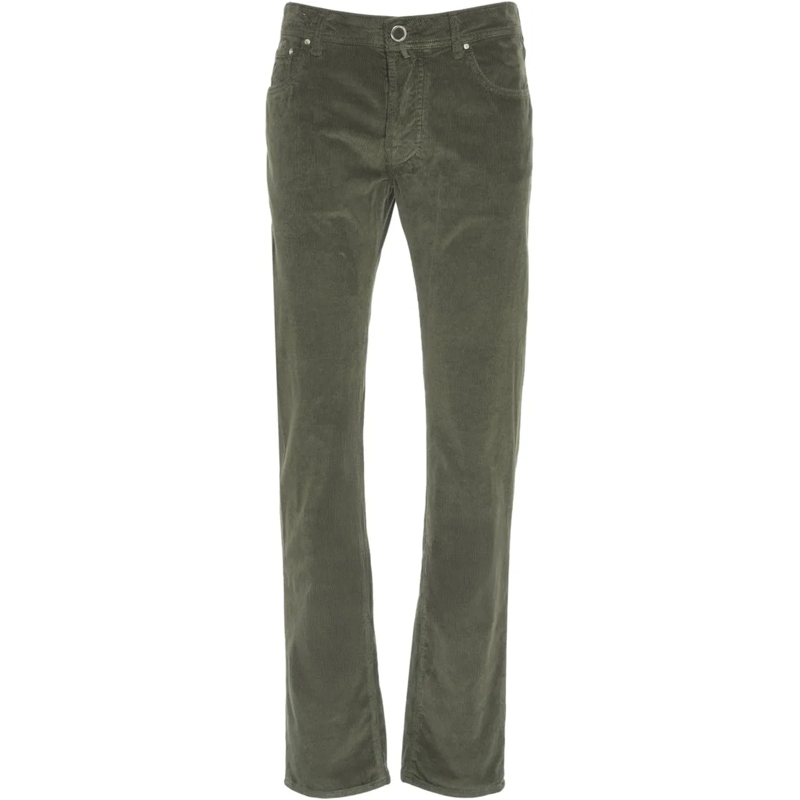 Jacob Cohen  Corduroy pants 'Bard' grün