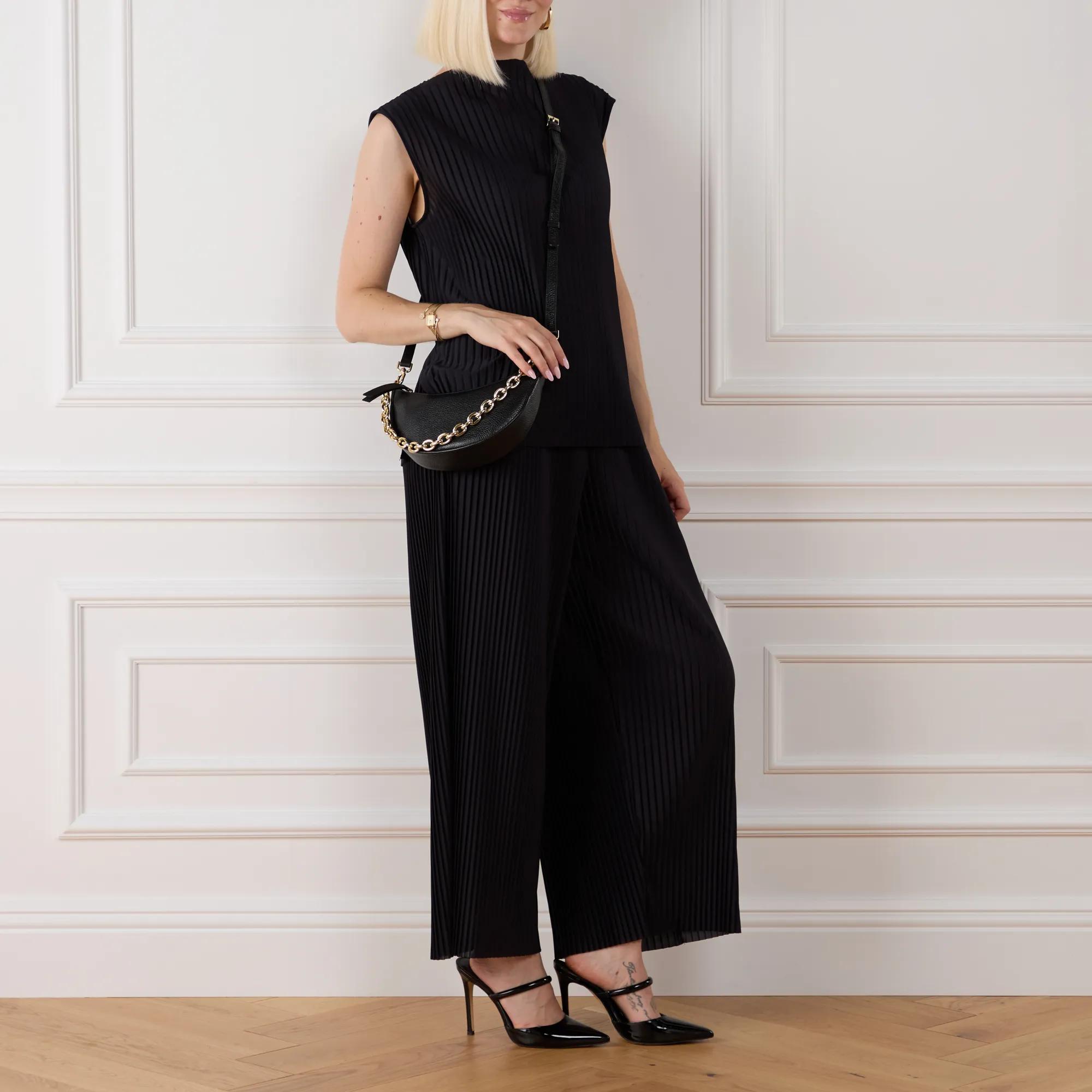 Abro Pochettes Clutch Black Nickel in zwart