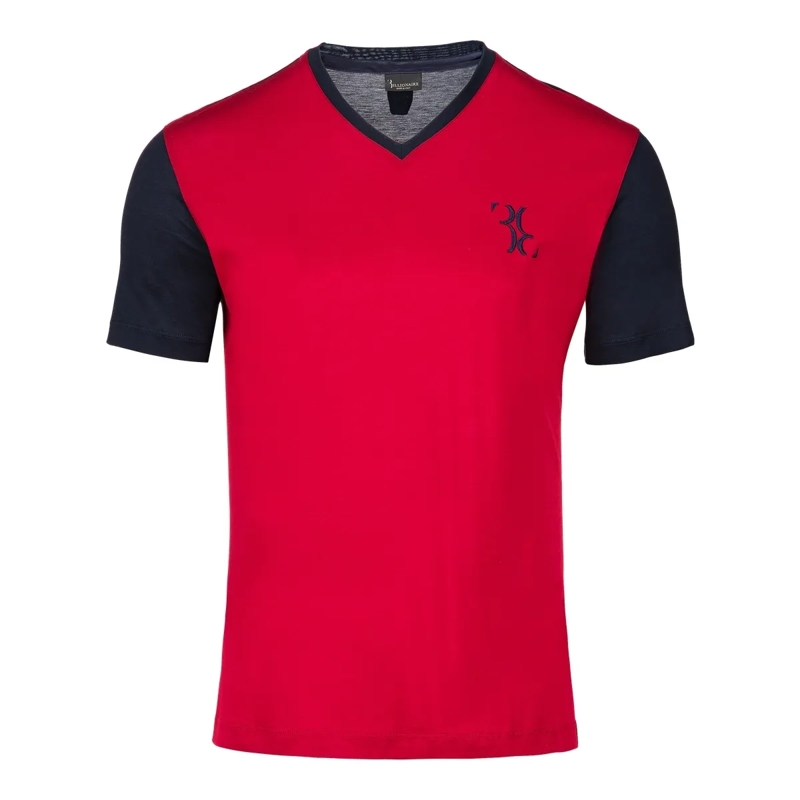 BILLIONAIRE T-Shirt T-Shirt Double B rot
