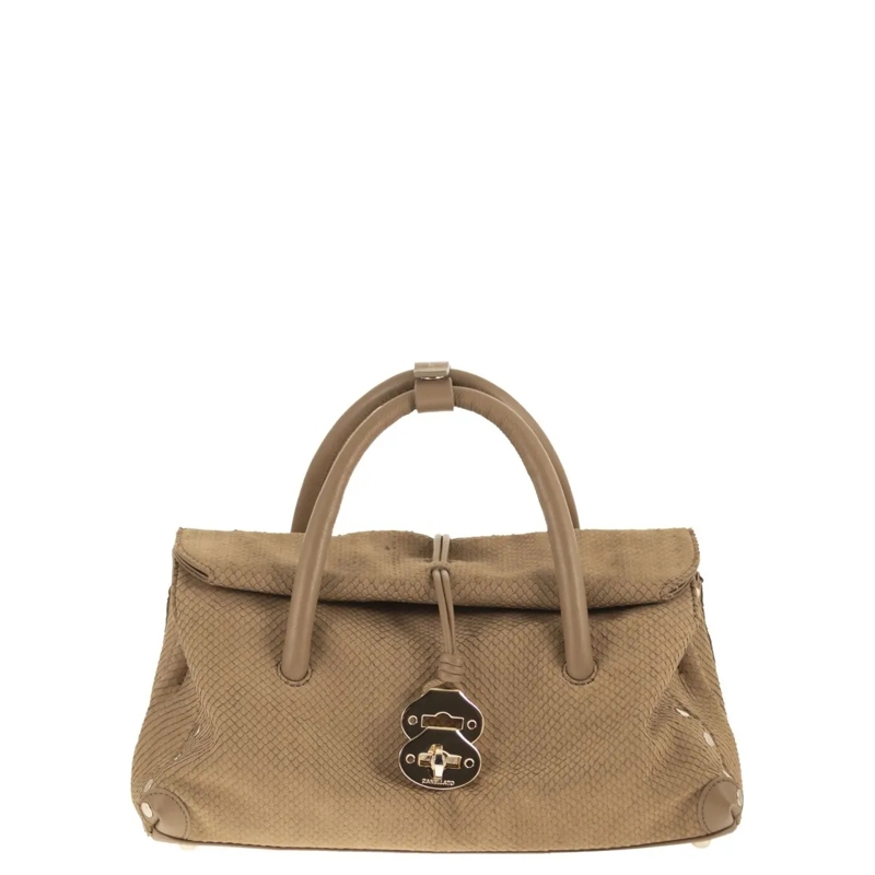 Zanellato Fourre-tout Dotta - Ayers S Print Leather Bag Neutrals