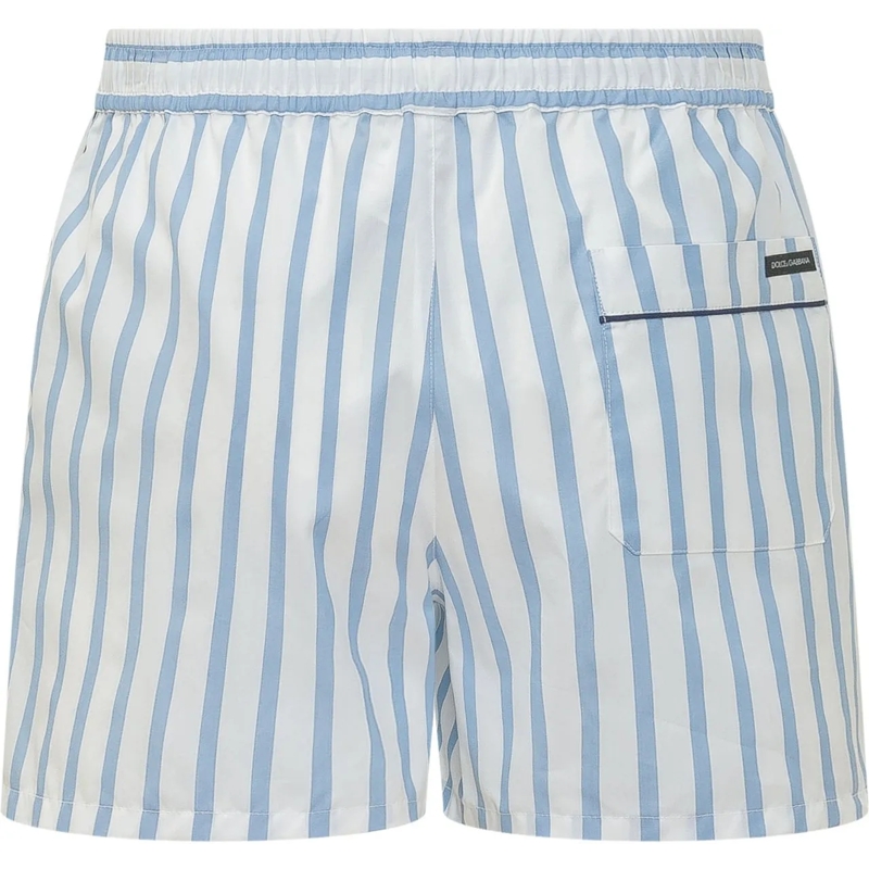 Dolce&Gabbana  Pantaloncini con Vita Elasticizzata e Coulisse hellblau(Image 2)
