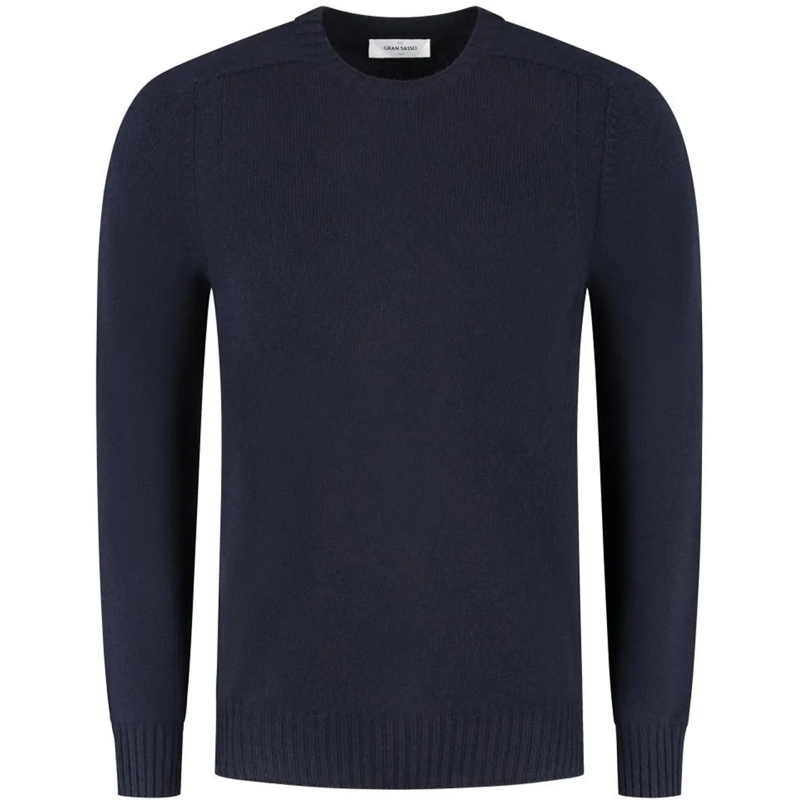 Gran Sasso  Crew L/slv blau