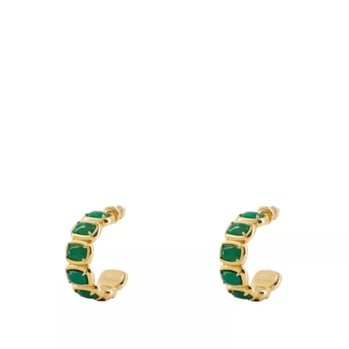 Ivi  Small Toy Earring - Gold Green Onyx - Or Gold