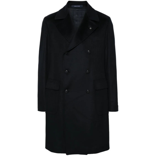 Tagliatore Overgangsjassen Wool Coat Blue