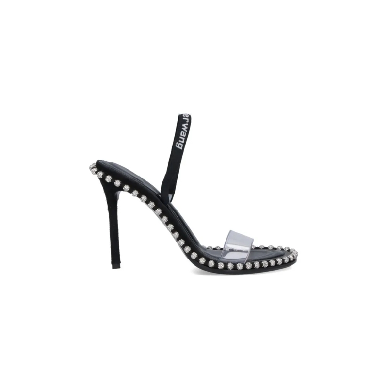 Alexander Wang Sandalen "Nova" Sandals – Black With Crystals Black