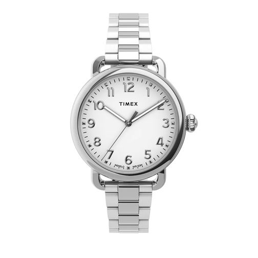 Timex Standard 34mm Silver Dresswatch
