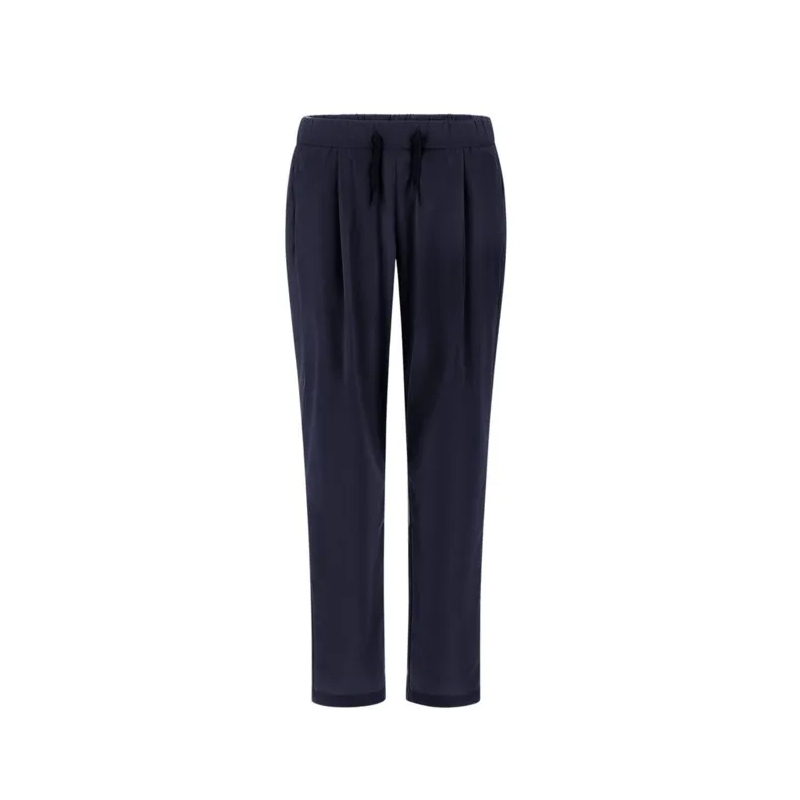Herno  Ultra-Lightweight Blue Trousers With Adjustable Wa Blue