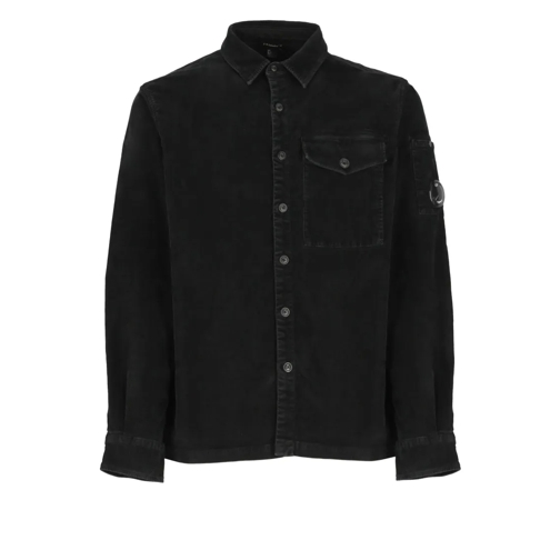 CP Company Black Cotton Shirt Black Shirts