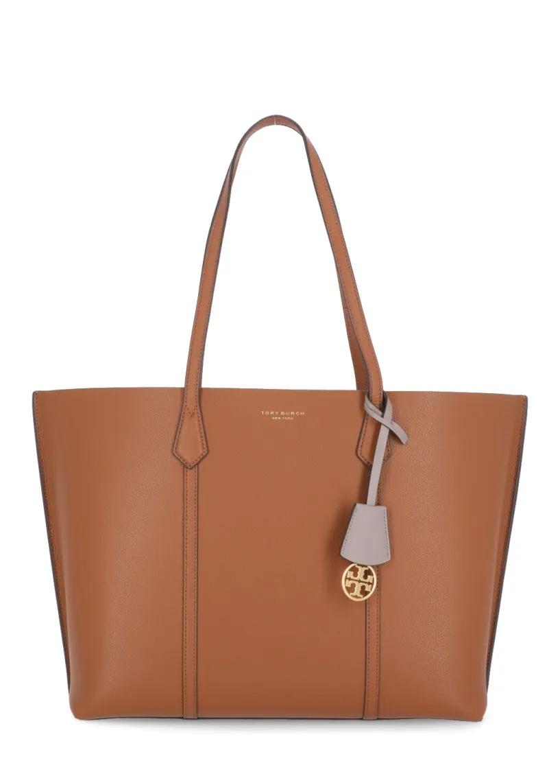 Tory Burch Tote - Perry Triple Tote Shopping Bag - Gr. unisize - in Braun - für Damen