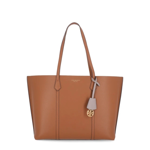 Tory Burch Perry Triple Tote Shopping Bag Brown Tote