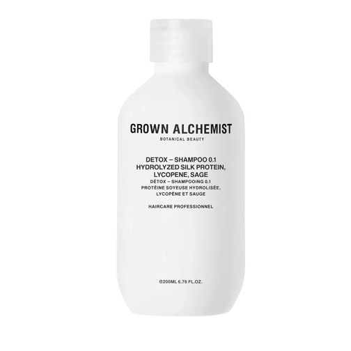 Grown Alchemist DETOX - SHAMPOO 0.1 HYDROLYZED SILK PROTEIN, LYCOPENE, SAGE  Shampoo