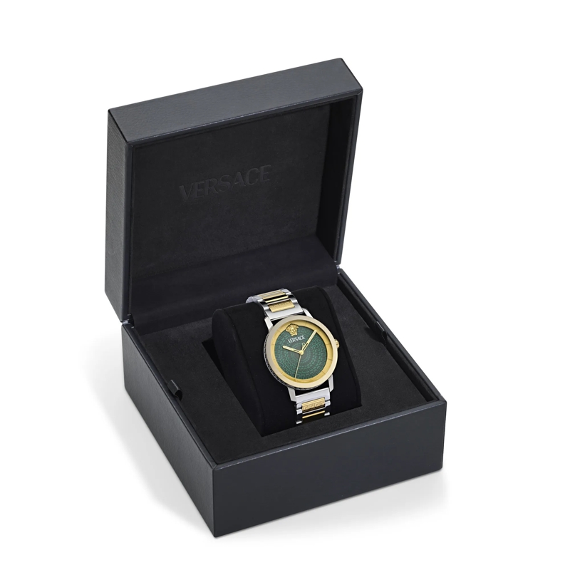 Versace Quarzuhr Quarz Analog Uhr V-Helix (Wc-9G) silber(Image 3)