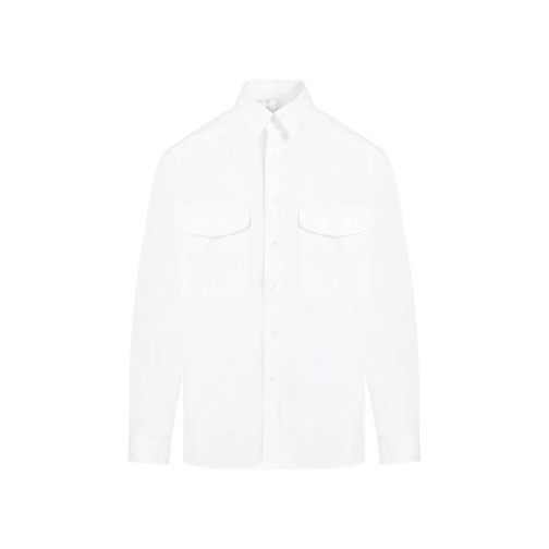 Mordecai Classic White Cotton Shirt White Camicie