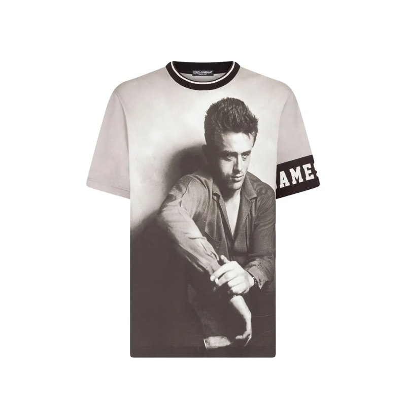Dolce&Gabbana T-Shirt James Dean T-Shirt Grey