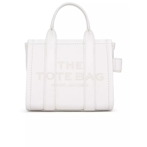 Marc Jacobs Ivory Leather Micro Tote Bag White Tote