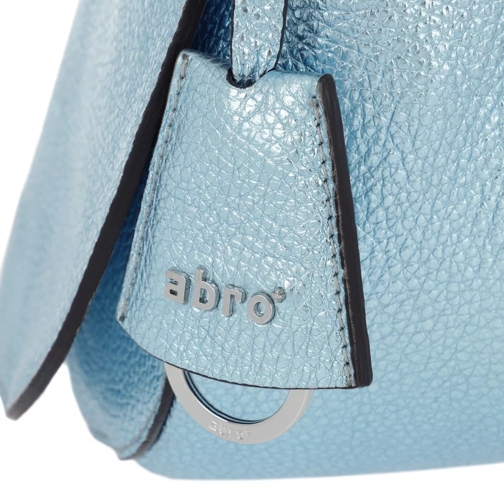Abro Shimmer Leather SM Shoulder Bag Light Blue Crossbody Bag