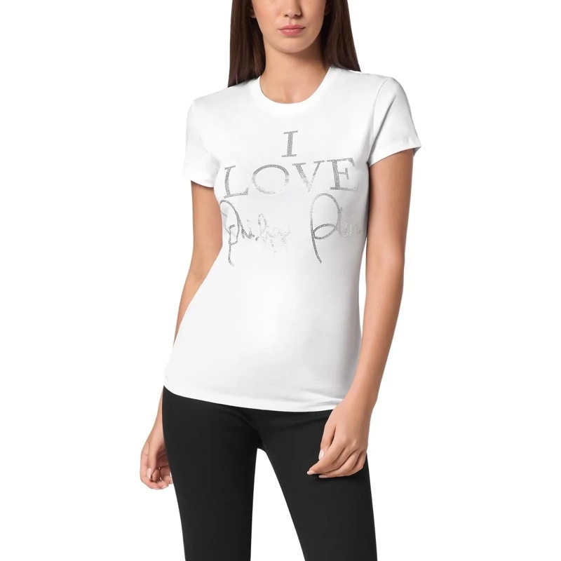 Philipp Plein T-Shirt T-Shirt Slim Fit weiss(Image 2)