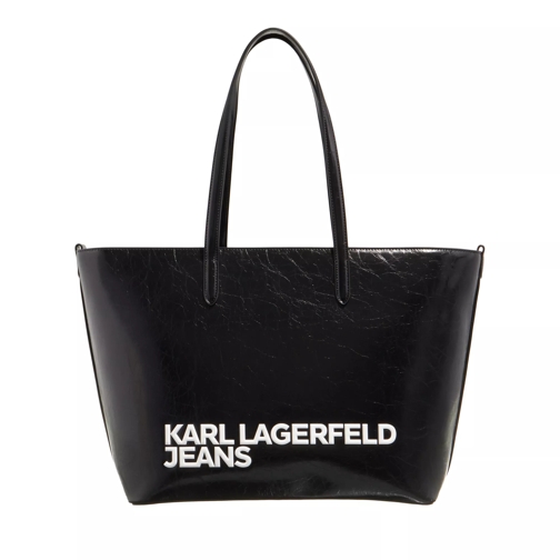 Karl Lagerfeld Jeans Essential Logo Tote Black Shopping Bag