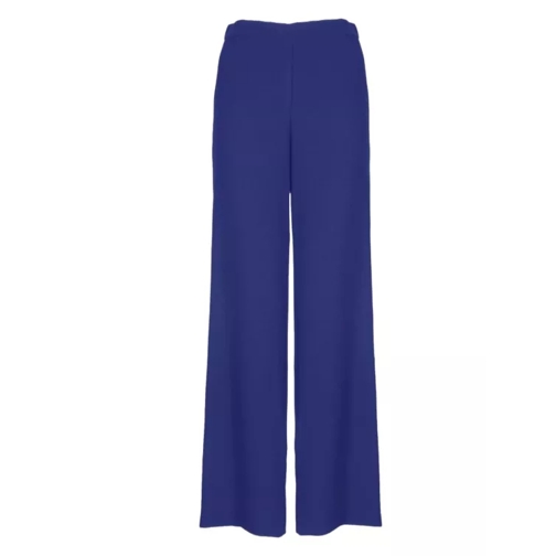 P.A.R.O.S.H. Panty Wide Leg Trousers Blue 