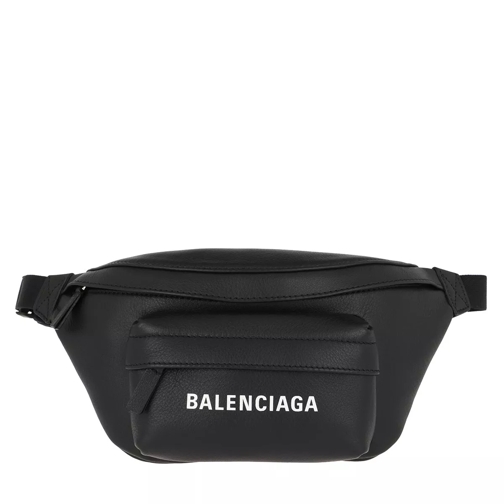 Balenciaga Everyday XS Belt Bag Leather Black/White Cross body-väskor