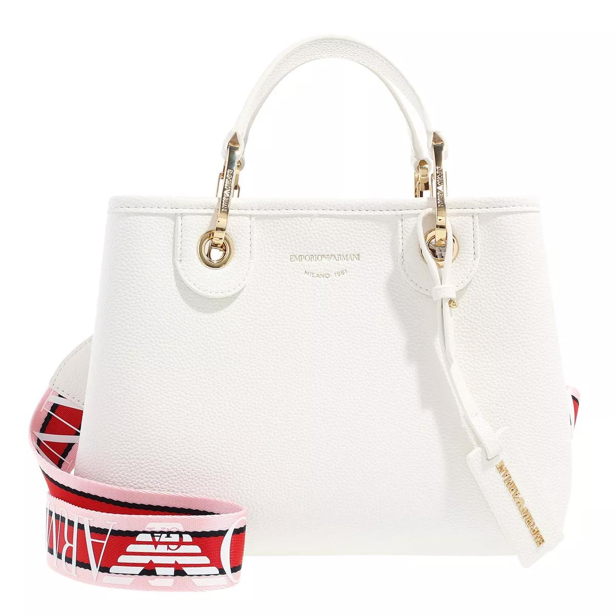 Emporio armani white online bag