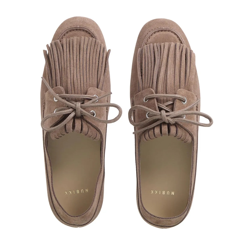 Nubikk Driver Joan Macaw (L) Taupe Suede(Image 5)