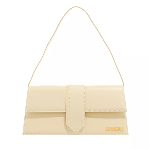 Jacquemus Le Bambino Long Shoulder Bag Leather Ivory Schultertasche
