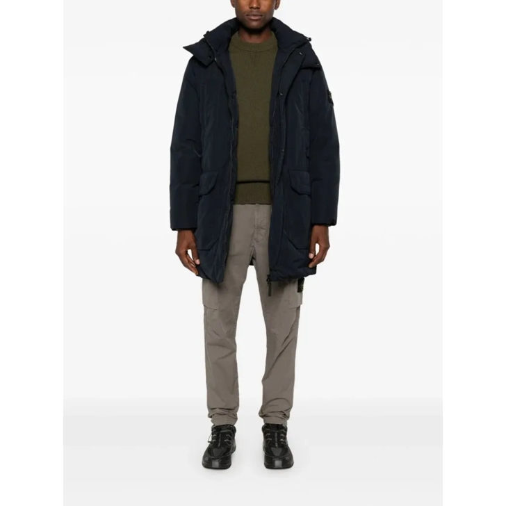 Black stone island parka online