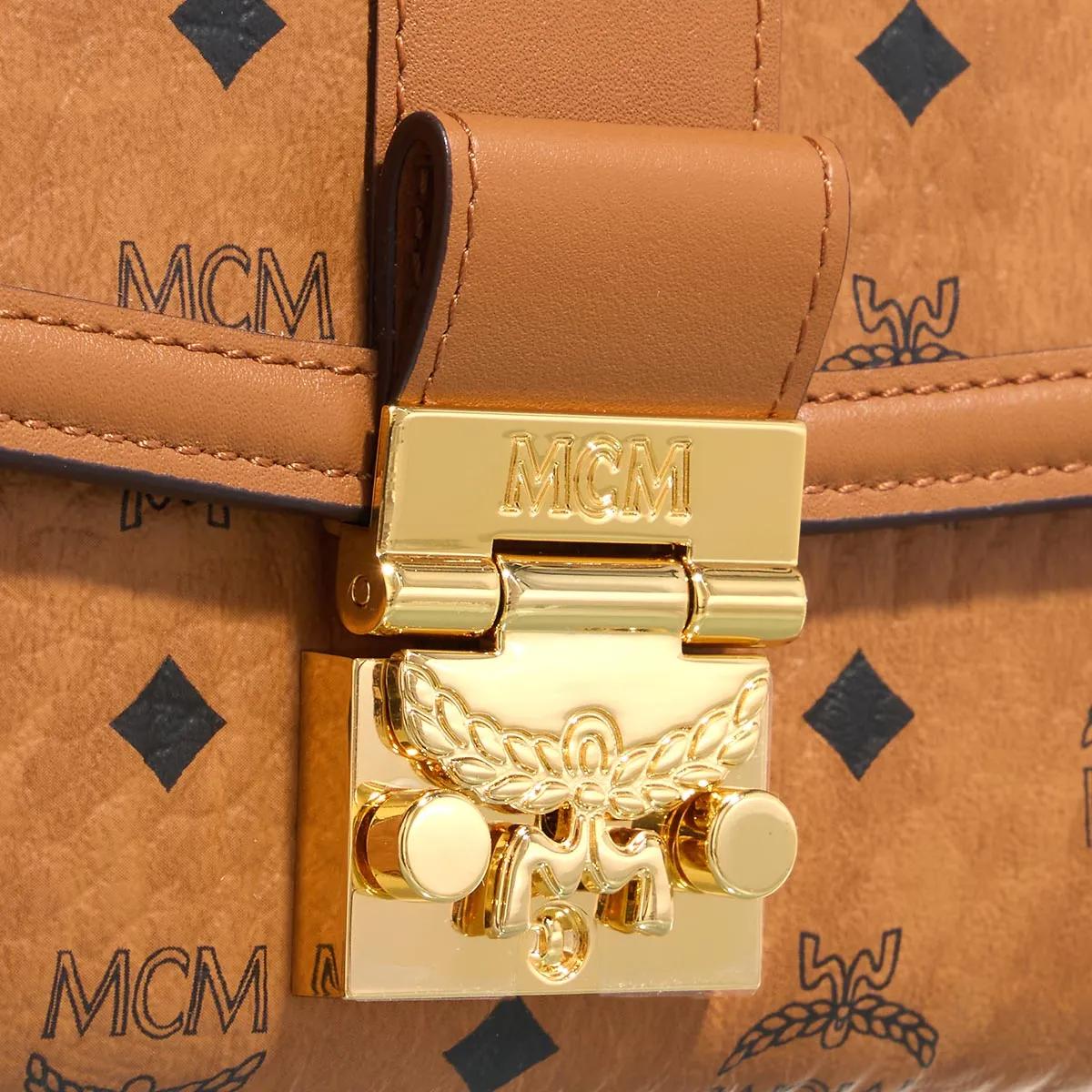 MCM Crossbody bags Tracy Wallet On Chain in cognac