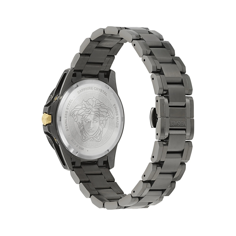 Versace Quarzuhr Multifunktionsuhr Galaxy Moonph.chr (Wc-0K) grau(Image 3)